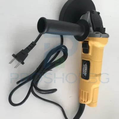 Ъглошлайф VERMARK STARKE 720W 125mm Ъглошлайф VERMARK STARKE 720W 125mm е лек и удобен инструмент, предназначен за рязане и шлифоване на различни материали. С мощност от 720W и максимална скорост на въртене 12 000 об./мин, този модел предлага висока производителност и прецизност при работа. Благодарение на компактния корпус и малката обиколка на тялото, ъглошлайфът осигурява комфортен захват и отлична ергономичност, което позволява дълготрайна и удобна работа дори при продължителна употреба. Функцията за регулация на оборотите позволява адаптиране на скоростта спрямо различните задачи, а плавният старт осигурява безопасно и контролирано стартиране, намалявайки движението на инструмента при включване.