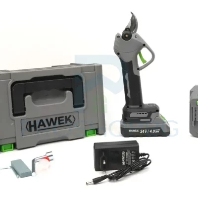 Градинска - лозарска aкумулаторна ножица HAWEK  24V 4Ah