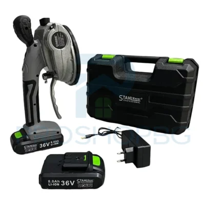 Акумулаторна вендуза STAHL MAYER 36V 8.0Ah Акумулаторната вендуза STAHLMAYER 36V 8.0Ah е висококачествен инструмент, който осигурява лесен и сигурен транспорт на плочи, стъкло и други тежки материали. С 36V мощност и два 8.0Ah литиево-йонни акумулатора, тя предлага стабилна работа и отлична издръжливост. Идеална за професионалисти, които търсят прецизност и бързина.