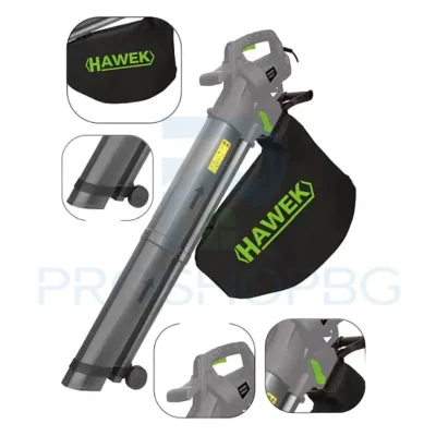 Листосъбирач HAWEK 3500W с Три Режима – Събиране, Издухване и Раздробяване Листосъбирач HAWEK 3500W е идеалното решение за лесно и бързо почистване на градината. С три режима на работа – събиране, издухване и раздробяване – той е многофункционален и подходящ за всякакви задачи, свързани с почистването на листа и отпадъци. Мощността от 3500W и високата скорост на въздуха от 270 km/h гарантират ефективни резултати. Теглото от само 3.4 кг го прави удобен и лесен за работа.
