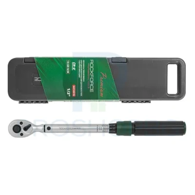 Динамометричен ключ 1/2" 10-60 Nm ROCKFORCE RF-6474515 Динамометричният ключ ROCKFORCE RF-6474515 е висококачествен инструмент, предназначен за прецизно затягане на болтове и гайки с точно определен въртящ момент. С диапазон от 10 Nm до 60 Nm, този ключ е подходящ за автомобилни ремонти, сервизна работа и други професионални приложения, изискващи точност.
