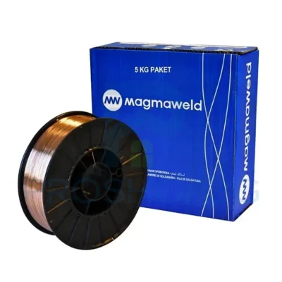 Заваръчна тел 0.8 мм – 5 кг ролка MAGMAWELD – Прецизност и надеждност при MIG/MAG заваряване Заваръчната тел MAGMAWELD 0.8 мм е създадена за ефективно MIG/MAG телоподаващо заваряване. Със своето медно покритие и стабилна структура, тя предлага отлична проводимост, равномерен заваръчен шев и минимално количество пръски. Подходяща е за професионална и индустриална употреба при заваряване на нисковъглеродни и нисколегирани стомани.