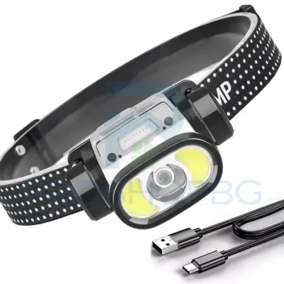 Челник с USB зареждане и сензор за движение – Charging Headlamp Sense Компактният челник със сензорно управление и USB зареждане е идеален спътник при дейности на открито, ремонти или в извънредни ситуации.