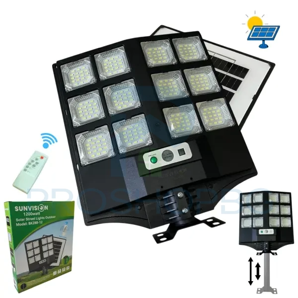SUNVISION BK280-12 – Соларен LED прожектор 1200 W