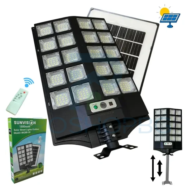 SUNVISION BK280-20 – Соларен LED прожектор 1800 W